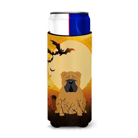 Carolines Treasures Halloween English Bulldog Red Michelob Ultra Hugger for Slim Cans BB4388MUK
